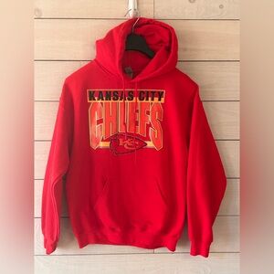 Gildan Red Graphic Hoodie Kansas City Chiefs